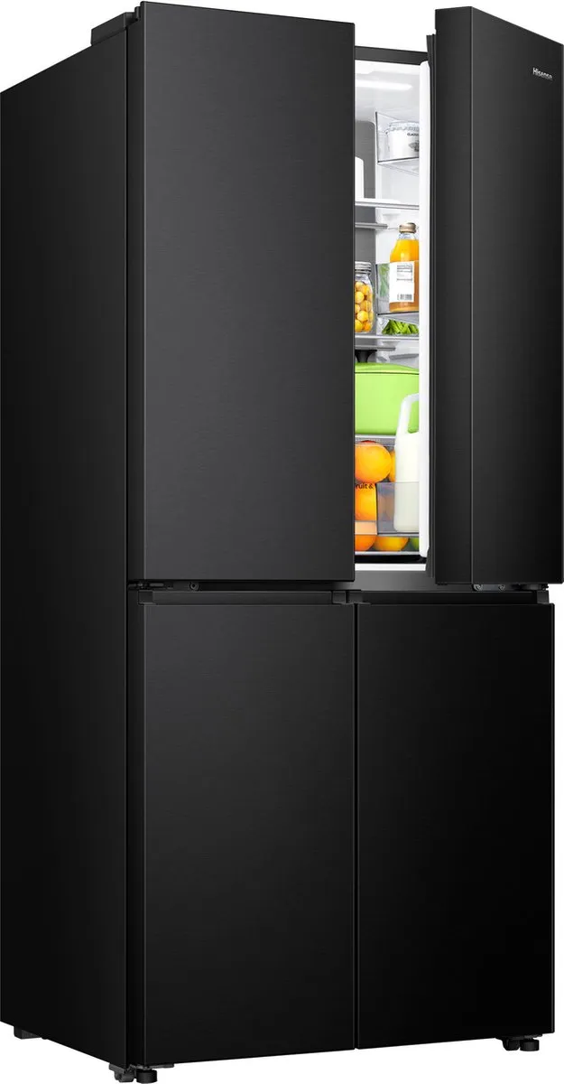 Hisense RQ5P470SAFE Cross-door Koel-vriescombinatie 483L - Zwart