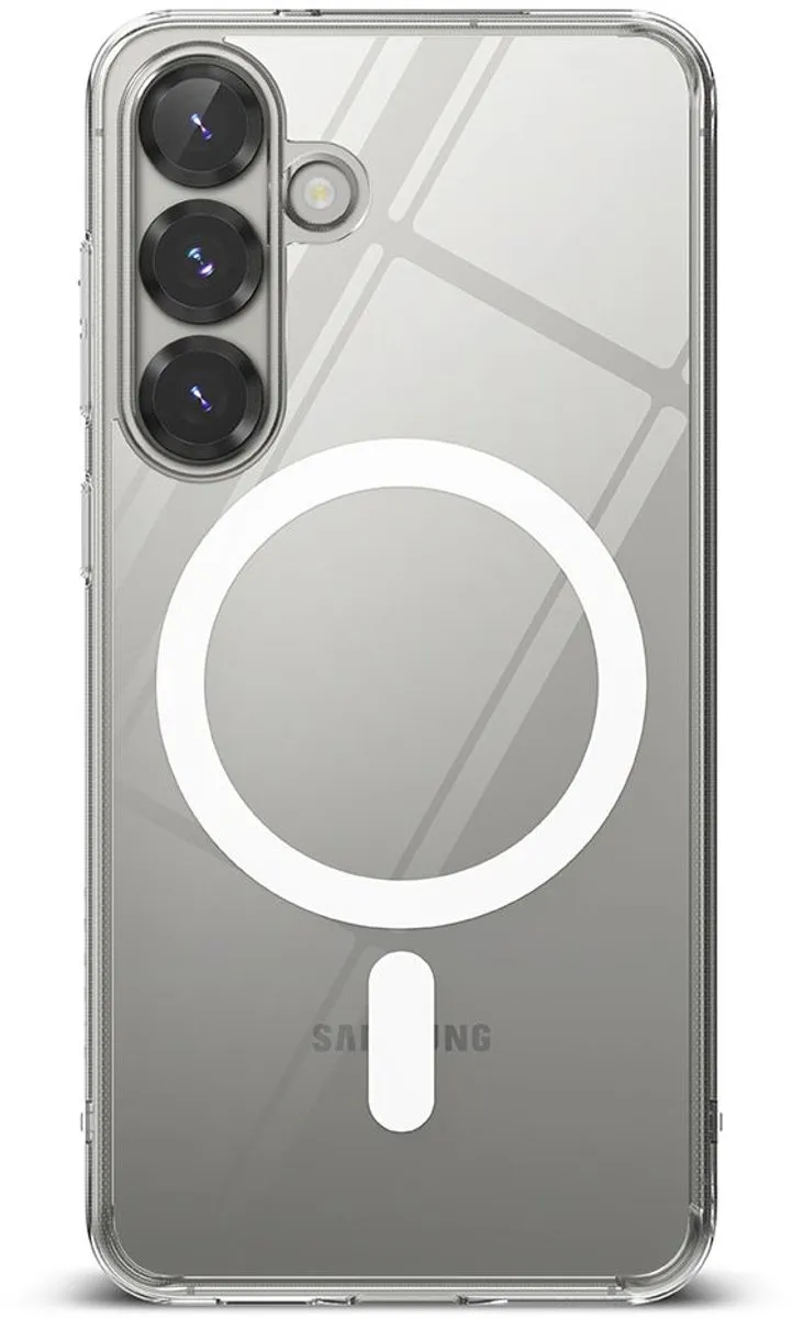 Ringke Fusion Magnetic MagSafe Hoesje - Samsung Galaxy S25 Plus - Transparent