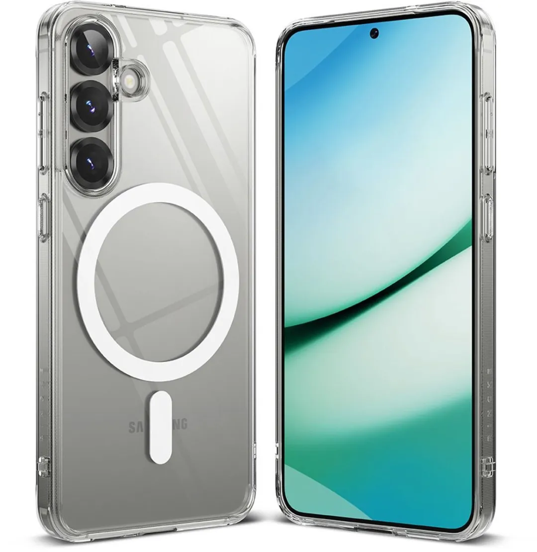 Ringke Fusion Magnetic MagSafe Hoesje - Samsung Galaxy S25 Plus - Transparent