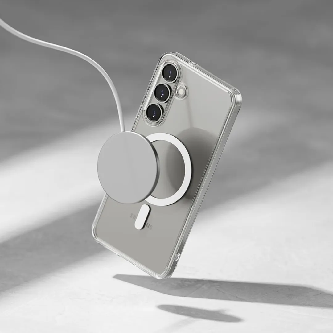 Ringke Fusion Magnetic MagSafe Hoesje - Samsung Galaxy S25 Plus - Transparent - afbeelding 6 van 6