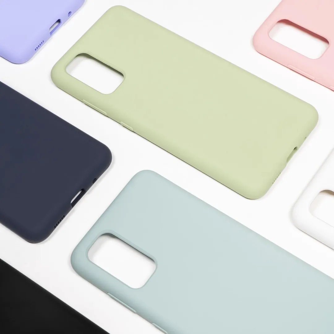 BMAX Siliconen Hoesje Samsung Galaxy S20 Plus - Peach