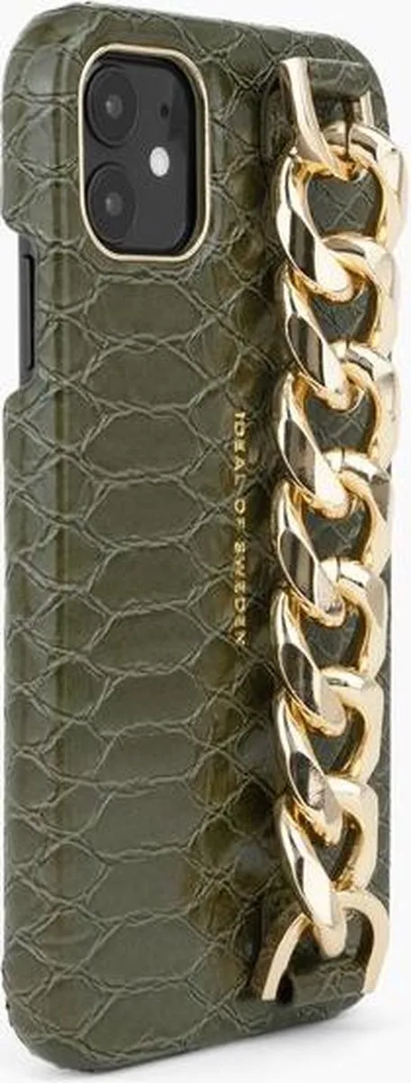 iDeal of Sweden Statement Case Chain Handle iPhone 11/XR - Groen - IDSCAW20-1961-226