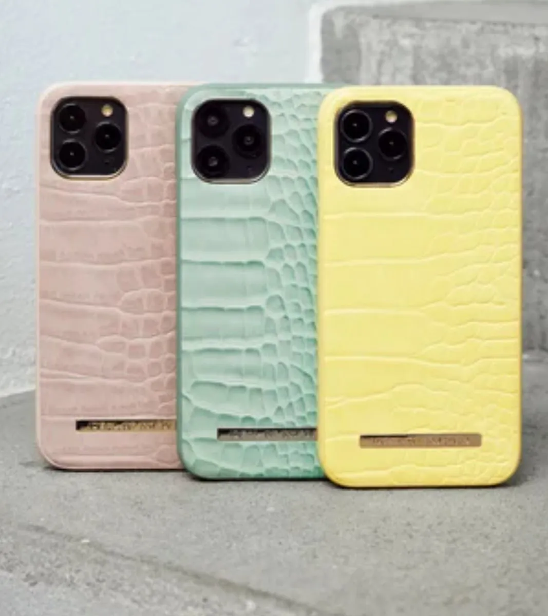 iDeal of Sweden Atelier Case Introductory iPhone 12 Pro Max - Lemon Croco - afbeelding 5 van 6