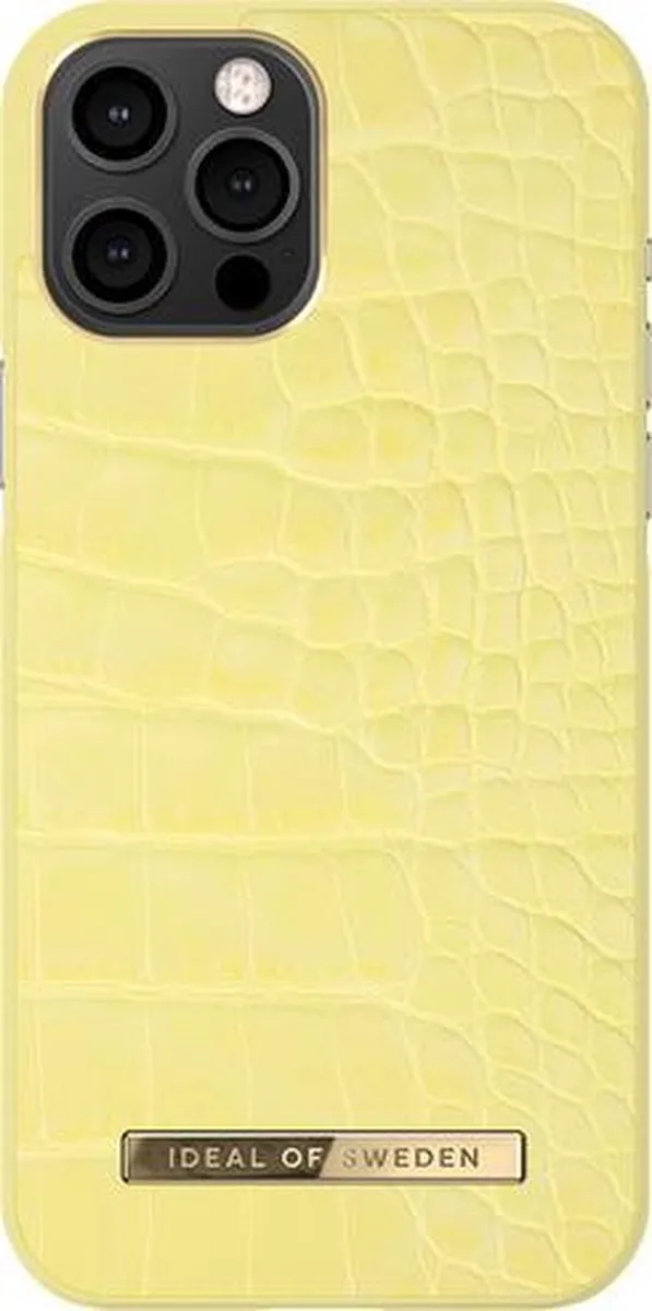 iDeal of Sweden Atelier Case Introductory iPhone 12 Pro Max - Lemon Croco - afbeelding 6 van 6