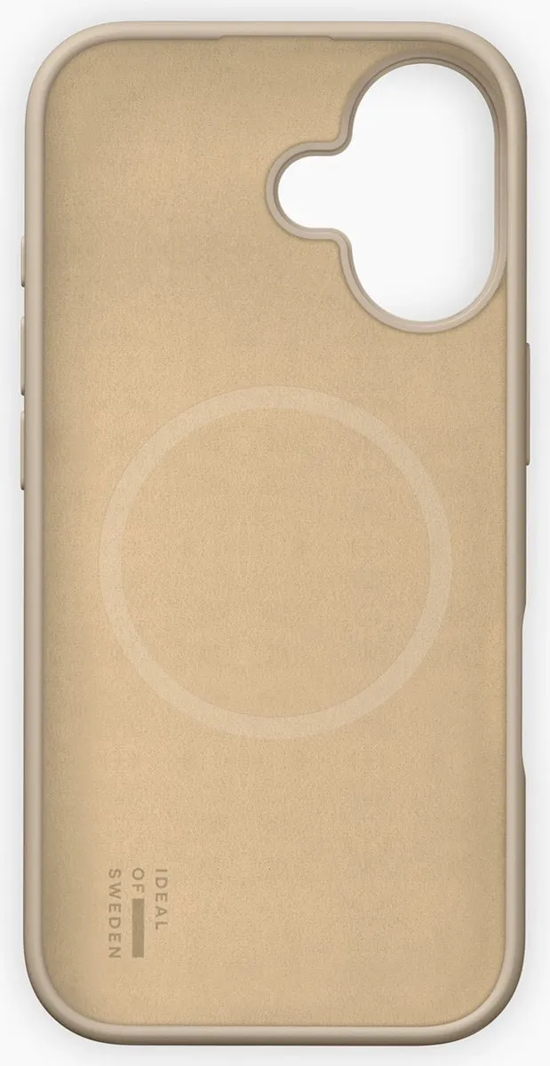 iDeal of Sweden iPhone 16 Silicone Hoes - MagSafe Beige