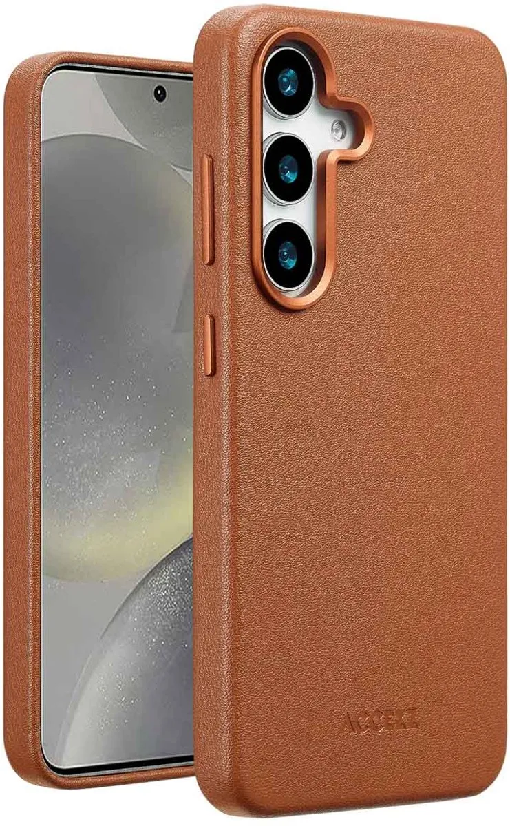 Accezz Hoesje Samsung Galaxy S25 Plus Magnetisch Leder