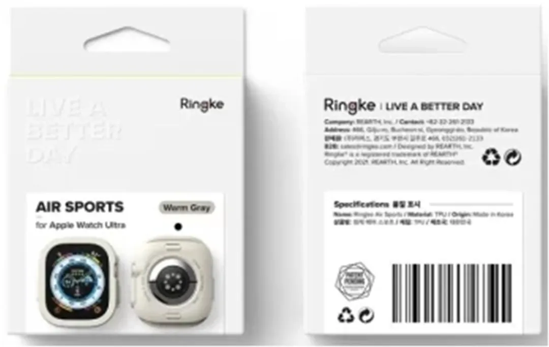 Ringke Air Sports Case Apple Watch Ultra 49mm - Grijs