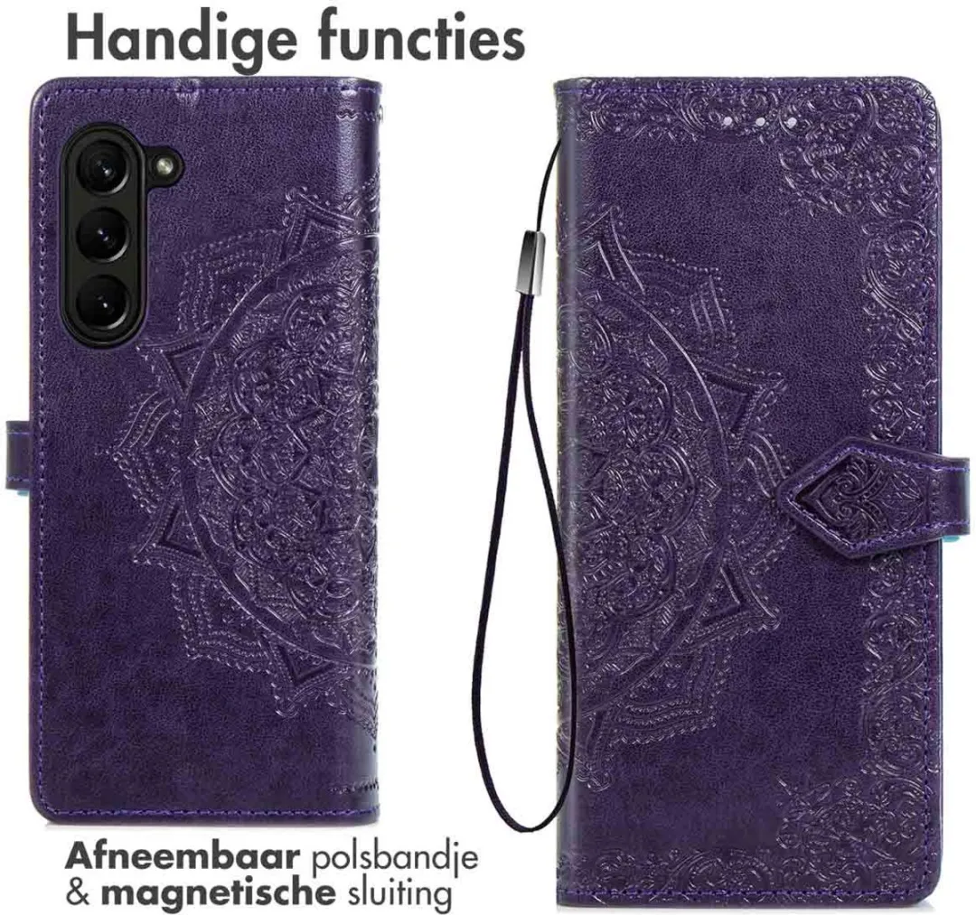 Imoshion Hoesje Samsung Galaxy Z Fold 5 - 3 Pasjes - Paars