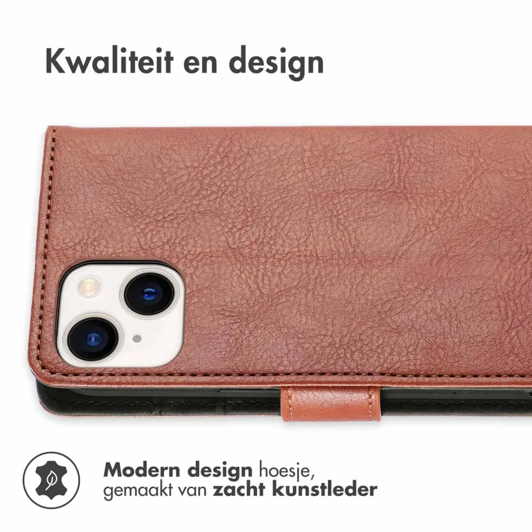 Imoshion Hoesje iPhone 15 Plus - 3 Pasjes - Bruin