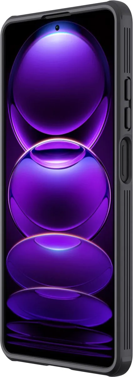 Nillkin CamShield Hoesje Xiaomi Redmi Note 12 Pro Plus - Zwart - SH00057819