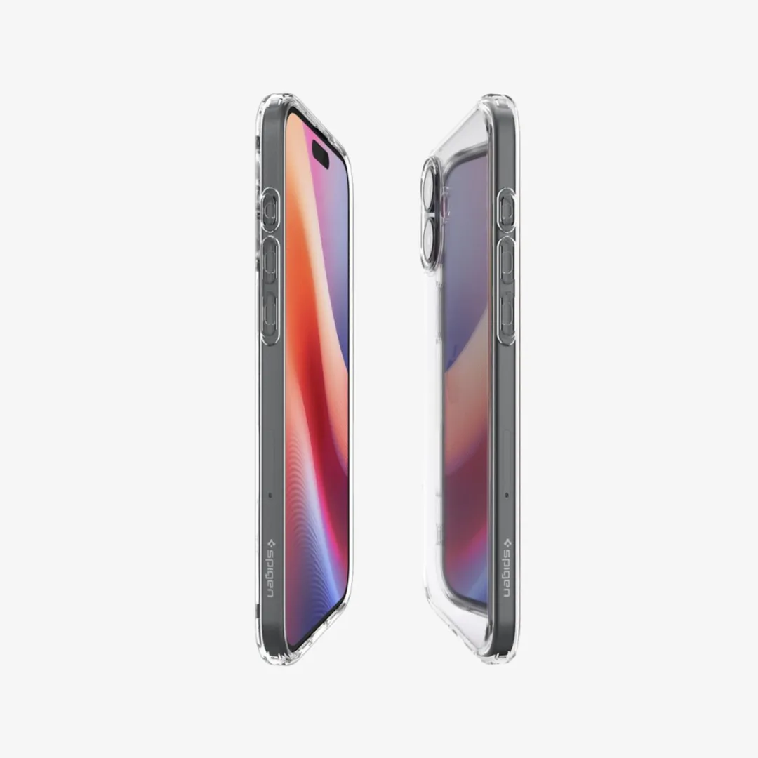 Spigen Crystal Hybrid ACS08095 iPhone 16 Plus Hoesje - Transparant
