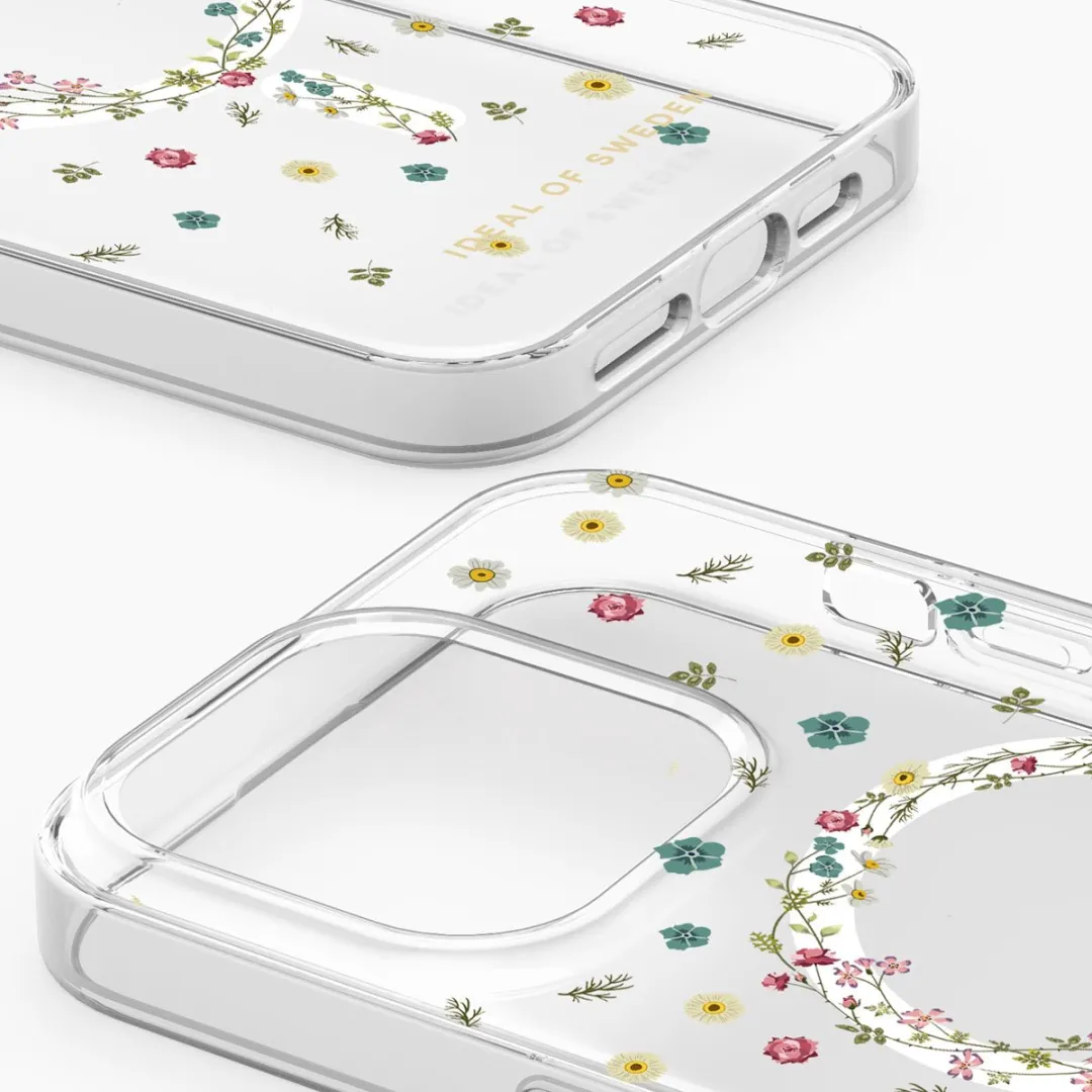 iDeal of Sweden Clear Case iPhone 15 Pro Max - Petite Floral - MagSafe