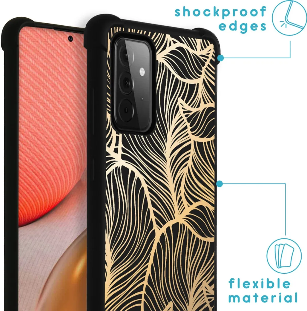 imosHion Hoesje Samsung Galaxy A72 - Goud