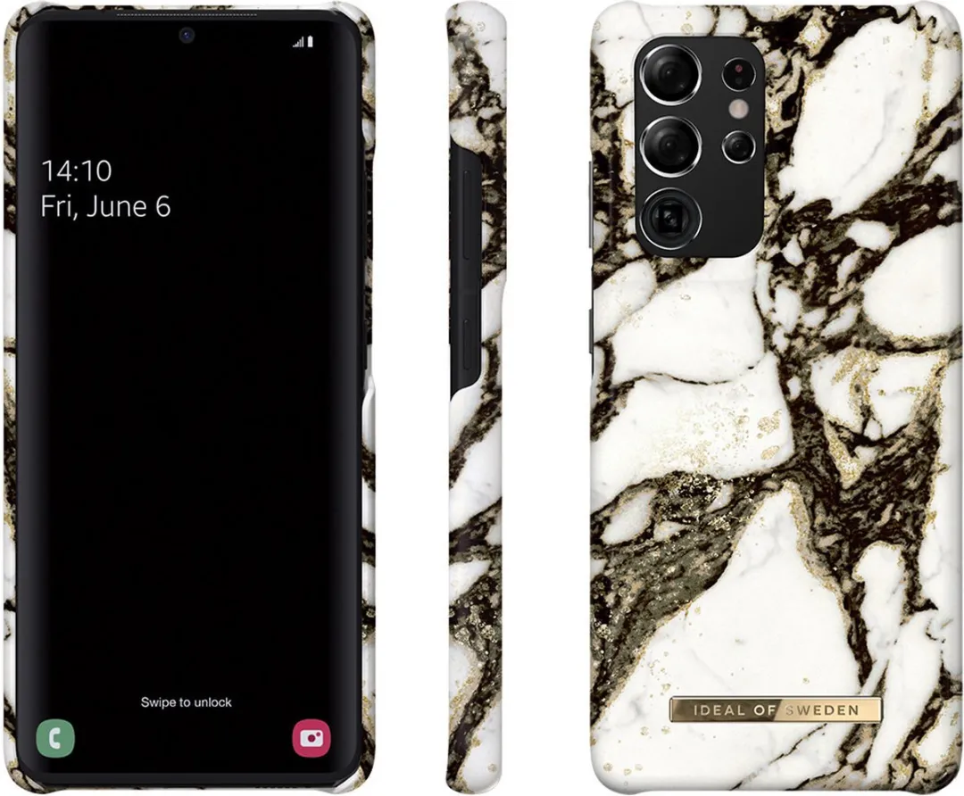 iDeal of Sweden Galaxy S21 Ultra Hardcase Calacatta Golden Marble