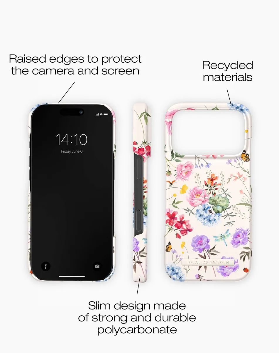 iDeal of Sweden iPhone 17 Pro Max Printed Case - Forever Flower