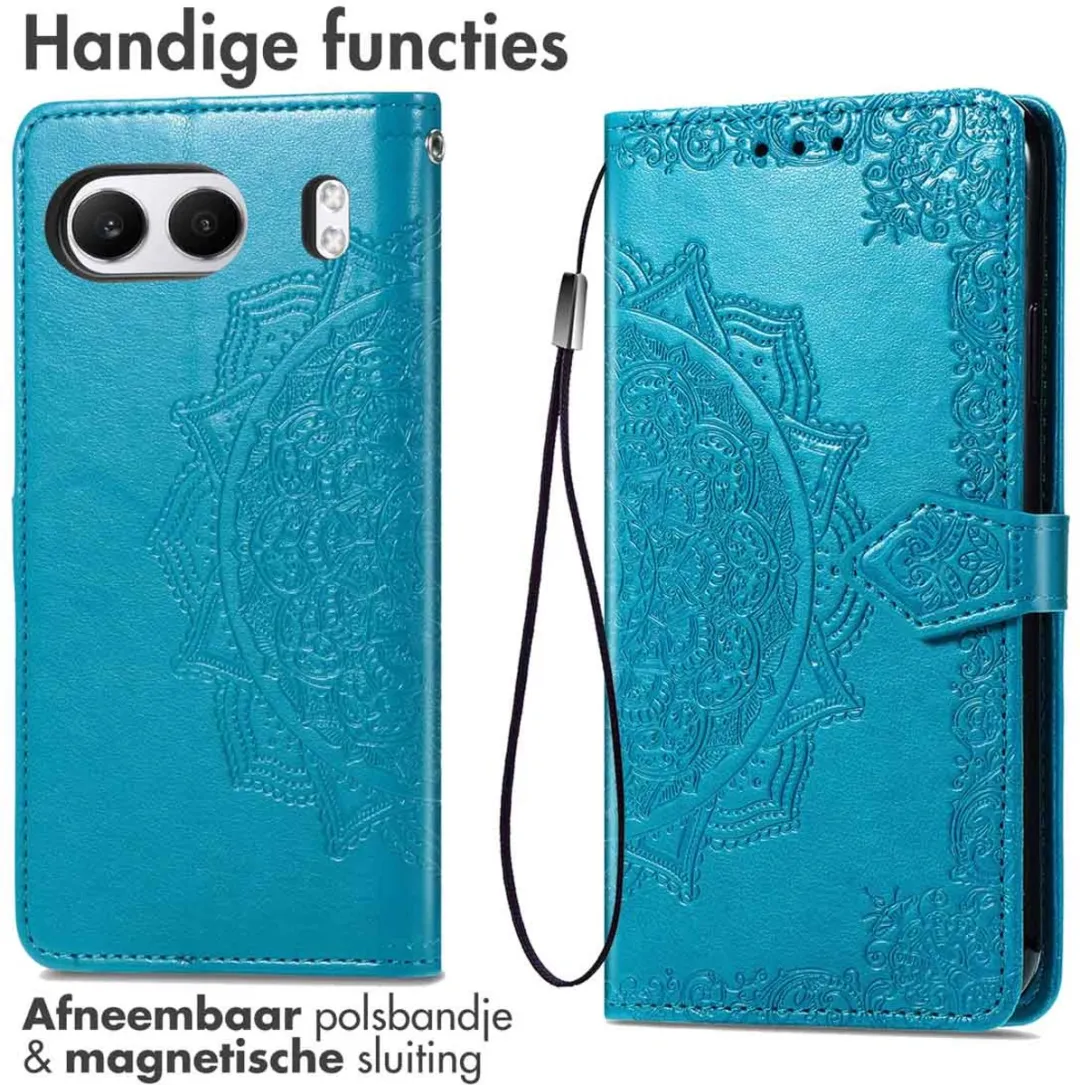 Imoshion Hoesje OnePlus Nord 4 - Mandala Bookcase Turquoise