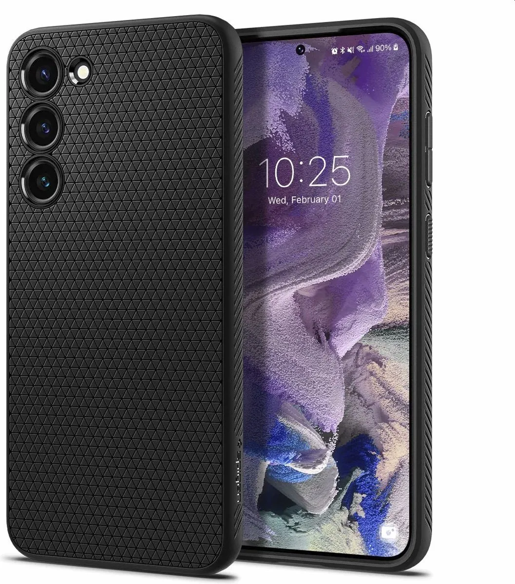 Spigen Liquid Air Hoesje ACS05712 - Samsung Galaxy S23 - Zwart