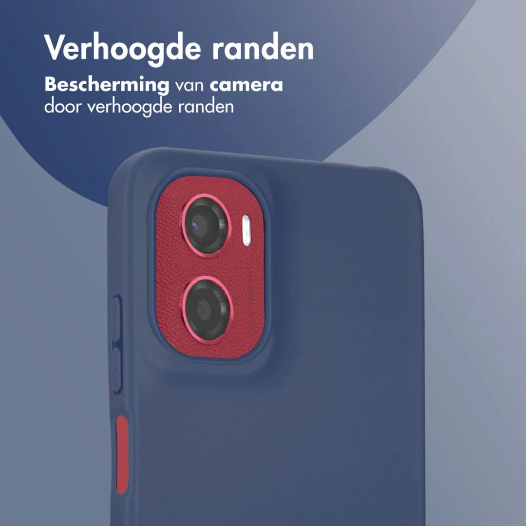 imoshion Hoesje Motorola Moto E15/G05 - Donkerblauw