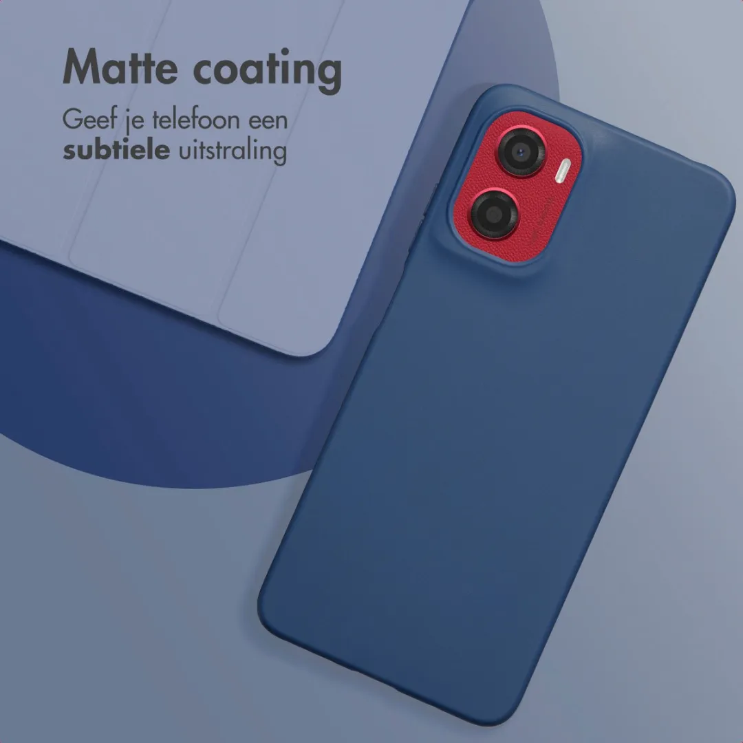 imoshion Hoesje Motorola Moto E15/G05 - Donkerblauw