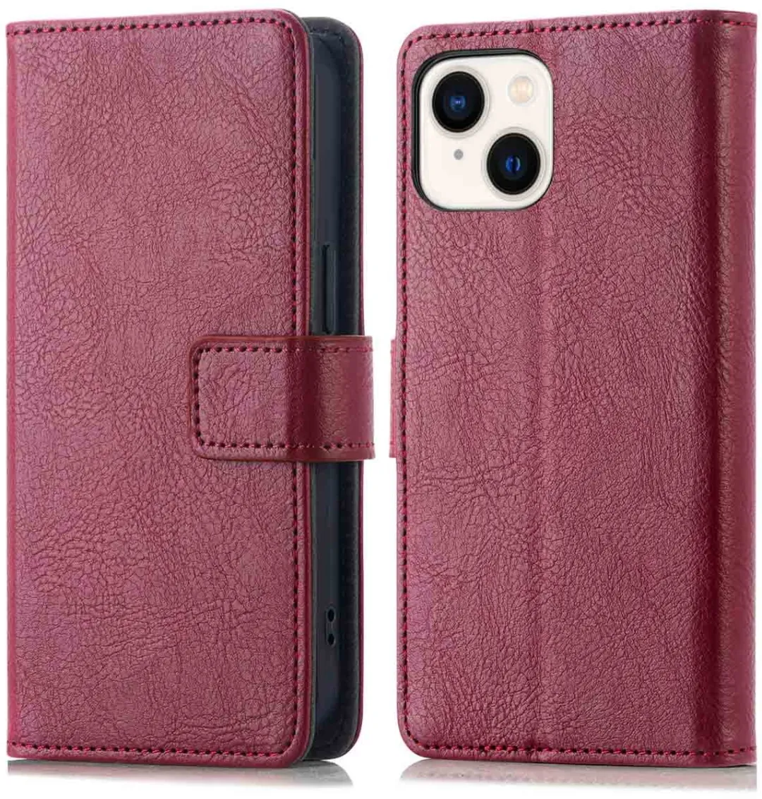 Imoshion Hoesje iPhone 15 - 3 Pasjes - Bordeaux