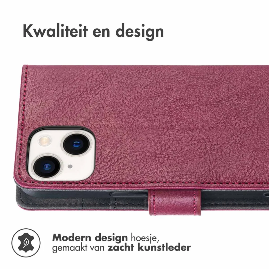 Imoshion Hoesje iPhone 15 - 3 Pasjes - Bordeaux