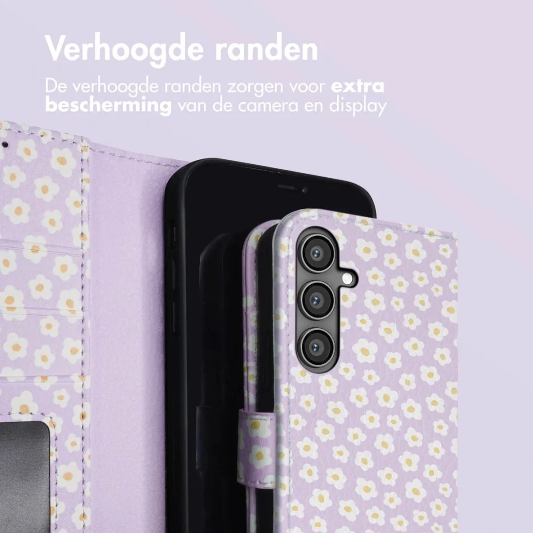 Imoshion Galaxy S23 FE Hoesje White Daisy - 3 Pasjes