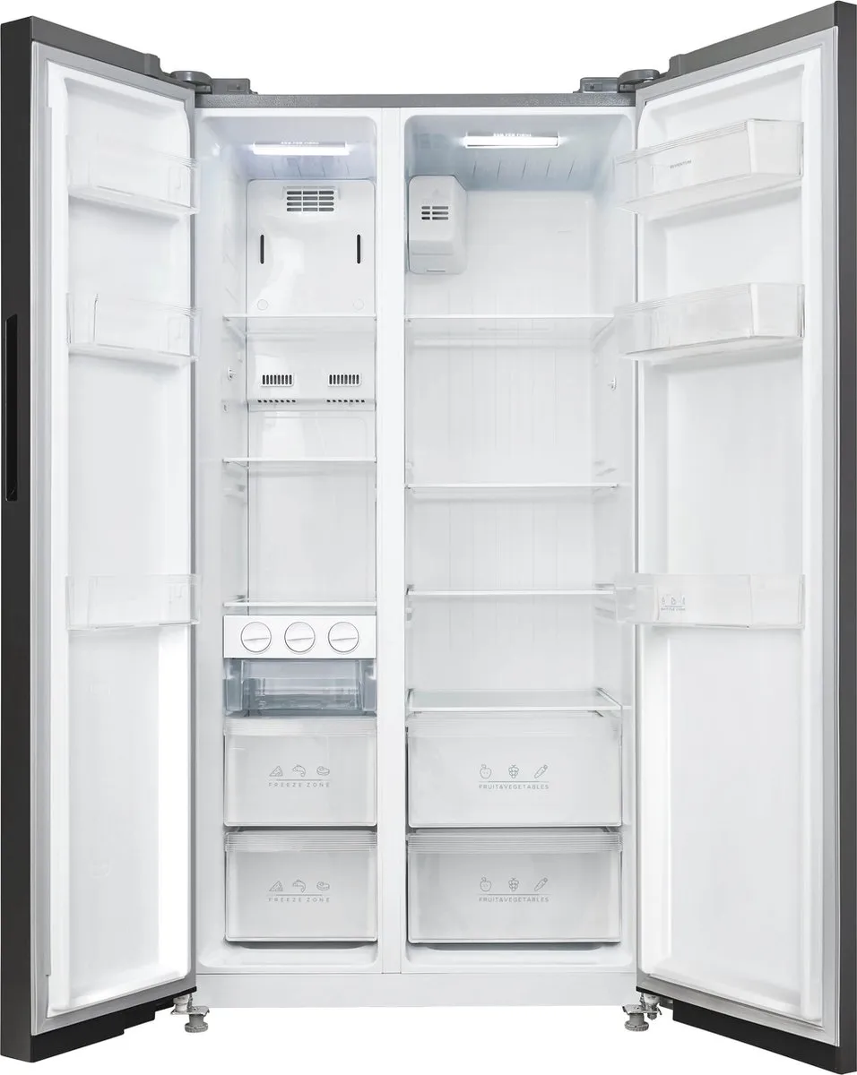Inventum SKV0178B Amerikaanse Koelkast 555L - No Frost - Zwart