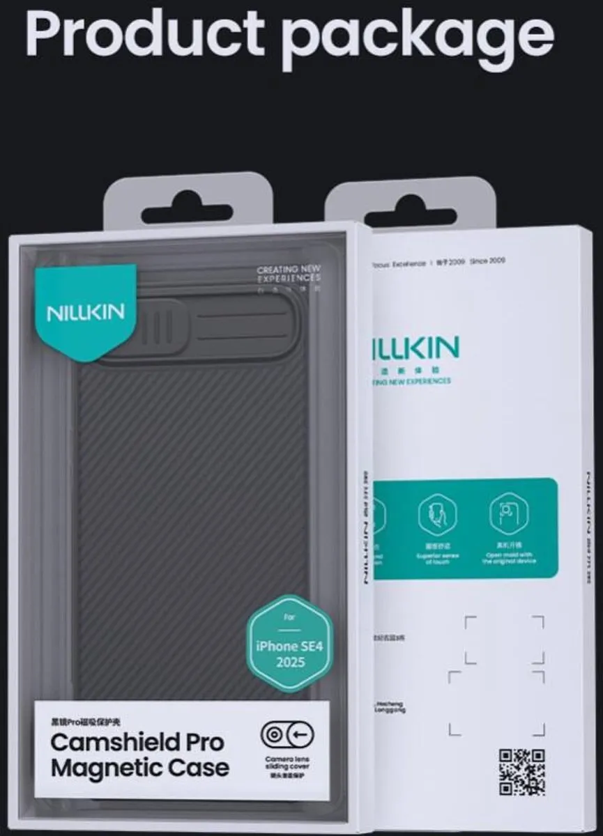 Nillkin CamShield MagSafe Hoesje iPhone 16/17 - Zwart