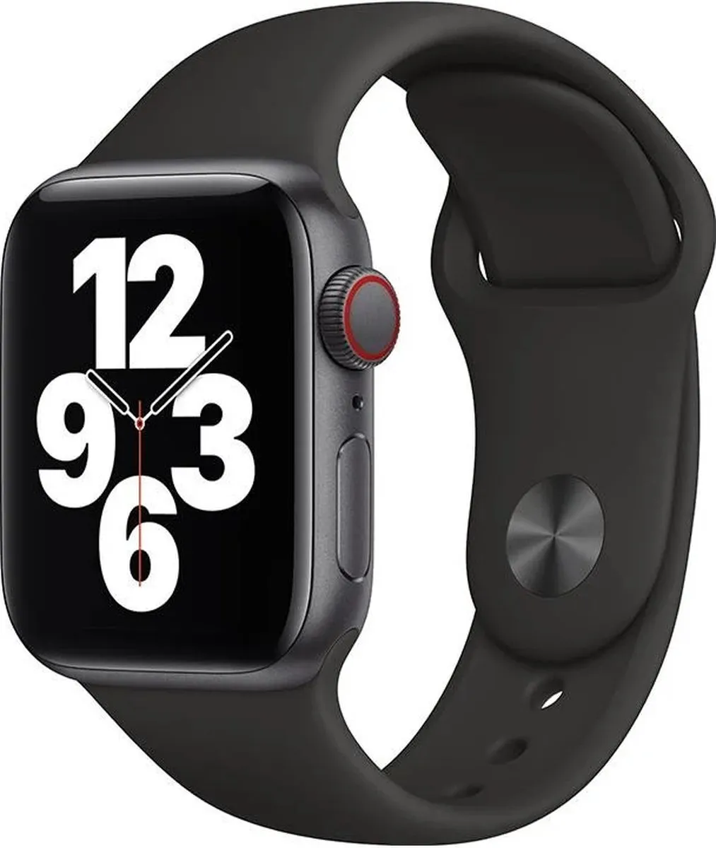 Apple Watch SE 2024 GPS+Cellular 44mm Midnight Aluminium - Zwart