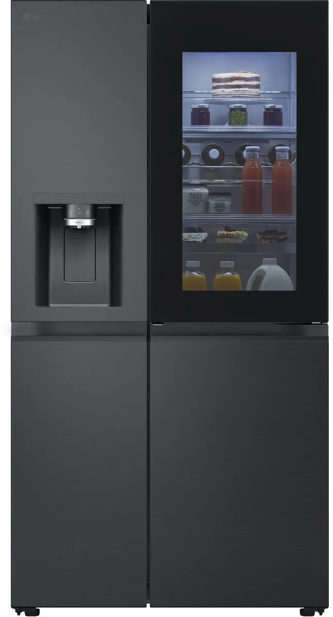 LG InstaView GSXE90EVAD Amerikaanse Koelkast 628L - Zwart - afbeelding 6 van 6