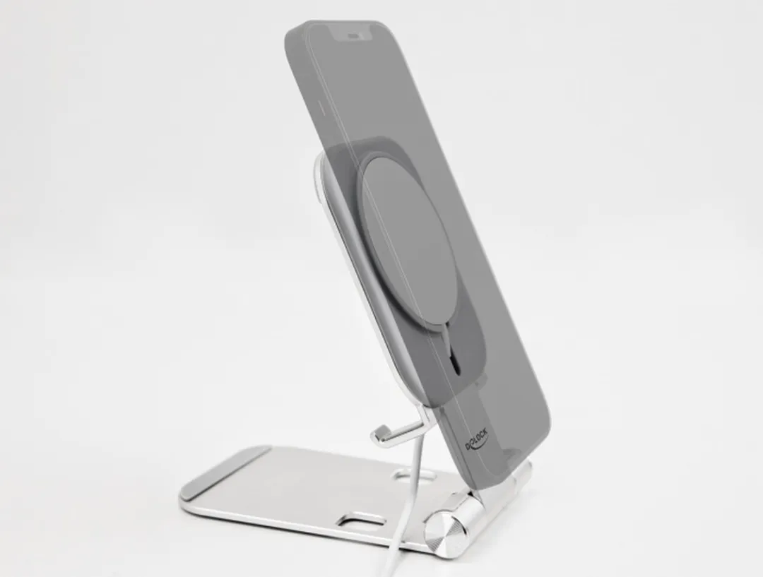Delock MagSafe Smartphone Stand - Aluminium