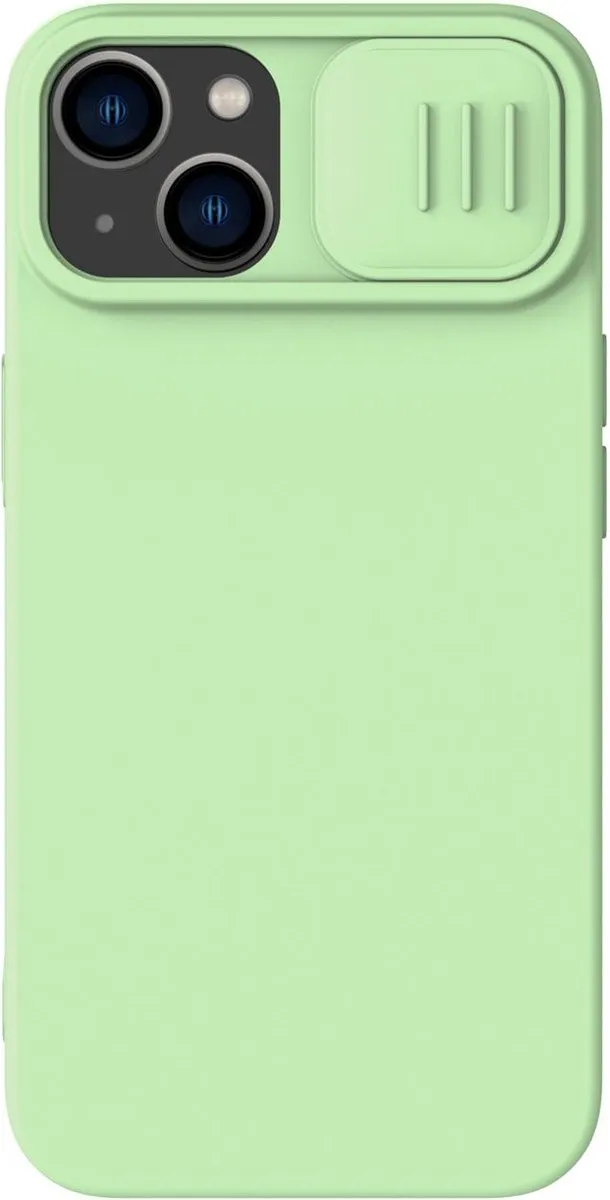 Nillkin CamShield Magnetisch Siliconen Hoesje iPhone 14 Plus - Groen - afbeelding 5 van 6