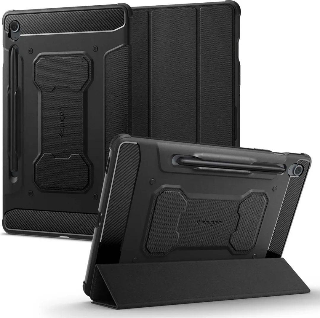 Spigen Rugged Armor Pro ACS06857 Tablethoes - Zwart