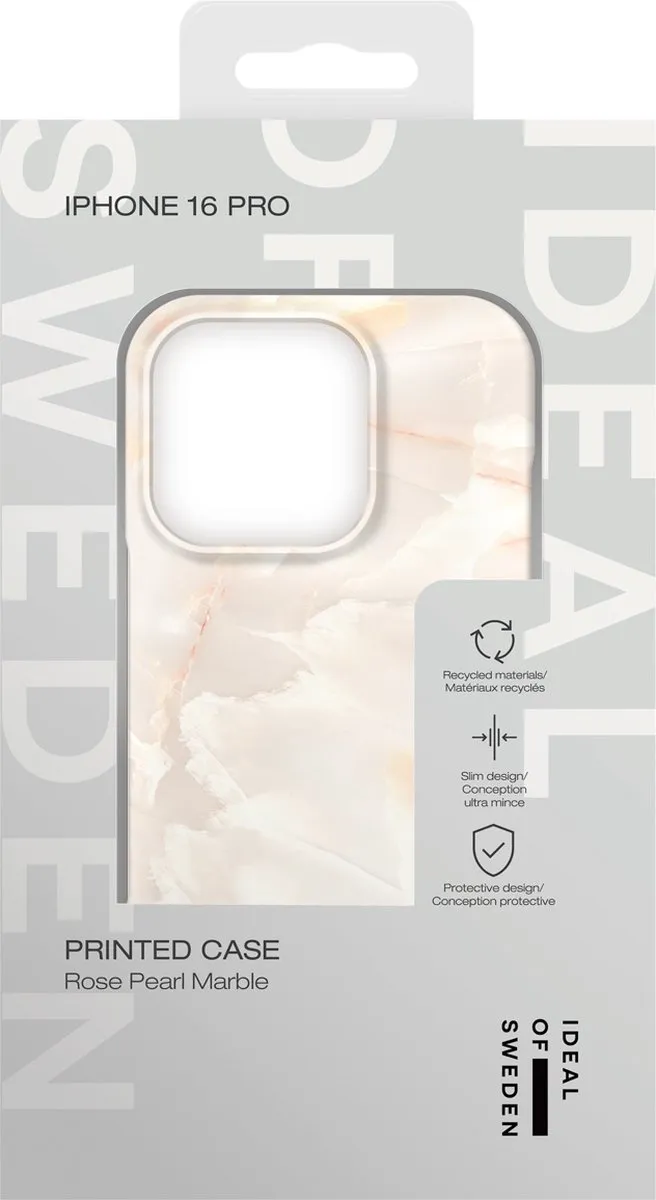 iDeal of Sweden iPhone 16 Pro Backcover - Rose Pearl Marble