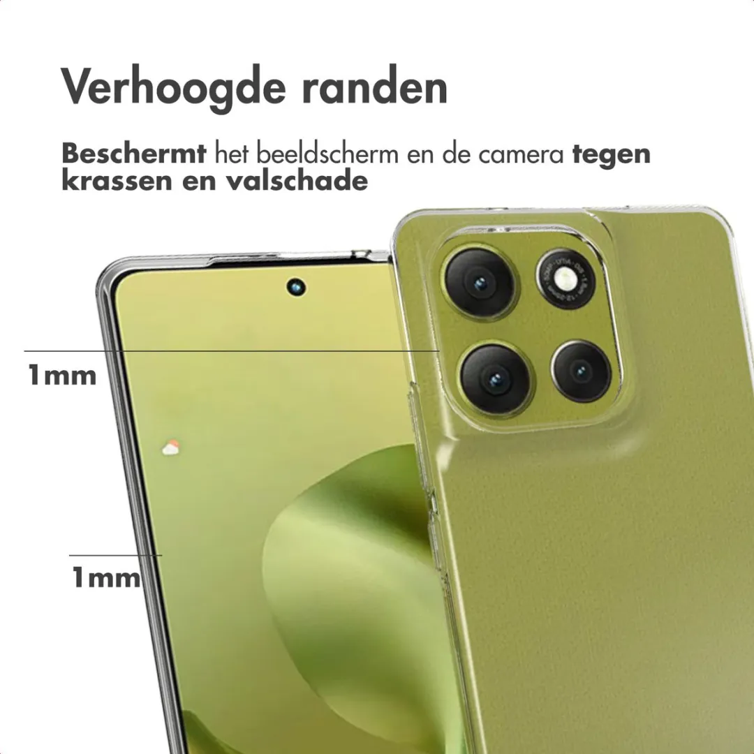 Accezz Hoesje Motorola Moto G86 Power - Transparant