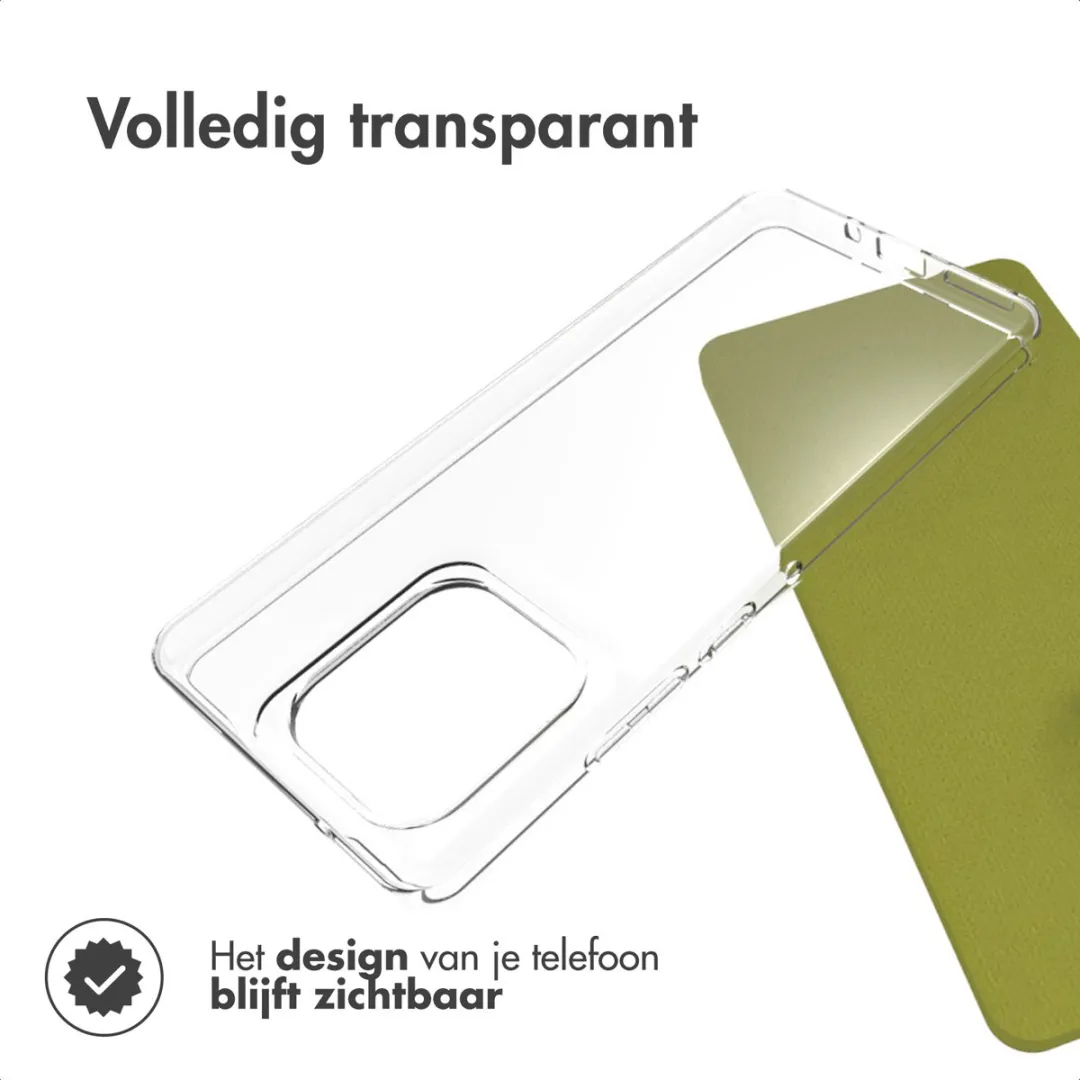 Accezz Hoesje Motorola Moto G86 Power - Transparant