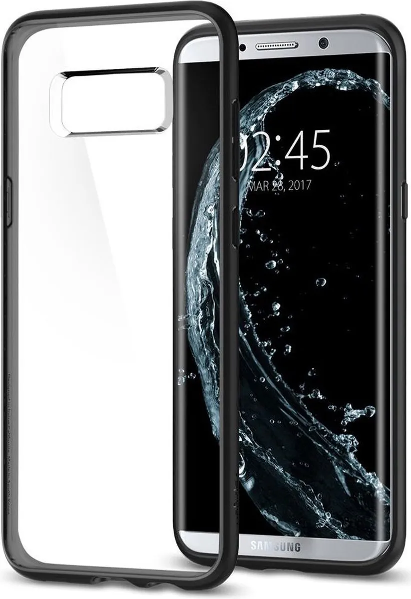 Spigen Ultra Hybrid Hoesje G955U19629902 - Samsung Galaxy S8+ - Zwart