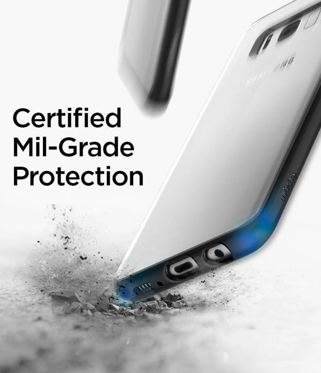 Spigen Ultra Hybrid Hoesje G955U19629902 - Samsung Galaxy S8+ - Zwart