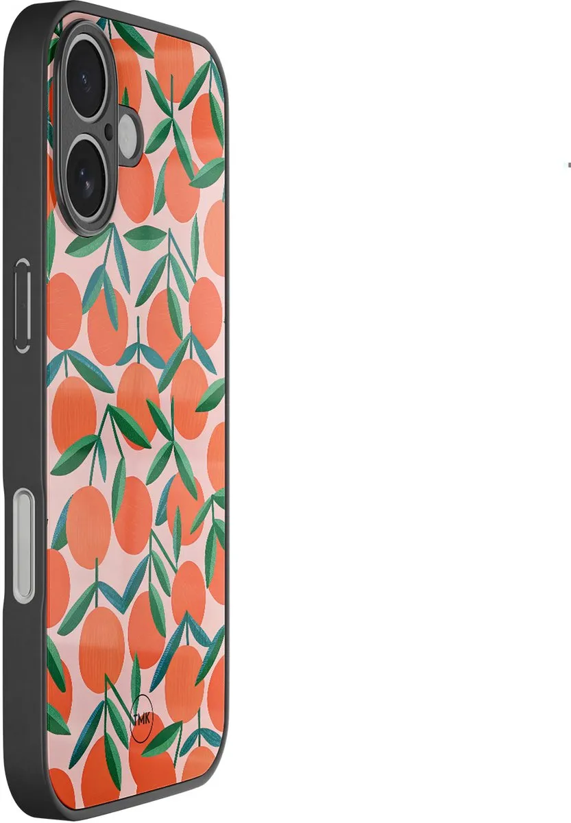 Casevibes iPhone 17 Hoesje - Oranje - TPU Glossy - A/i17/glas/011