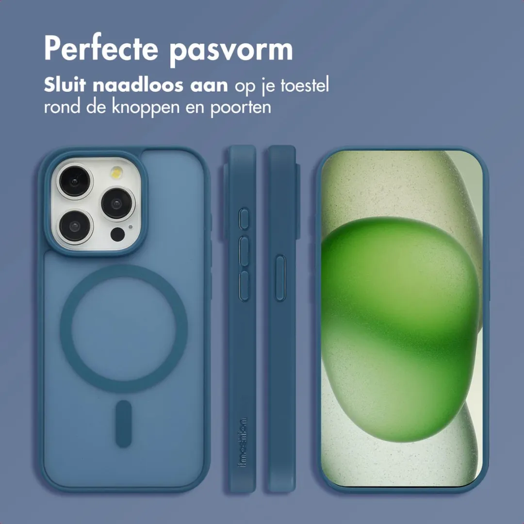 Imoshion Hoesje iPhone 15 Pro MagSafe - Donkerblauw - afbeelding 6 van 6
