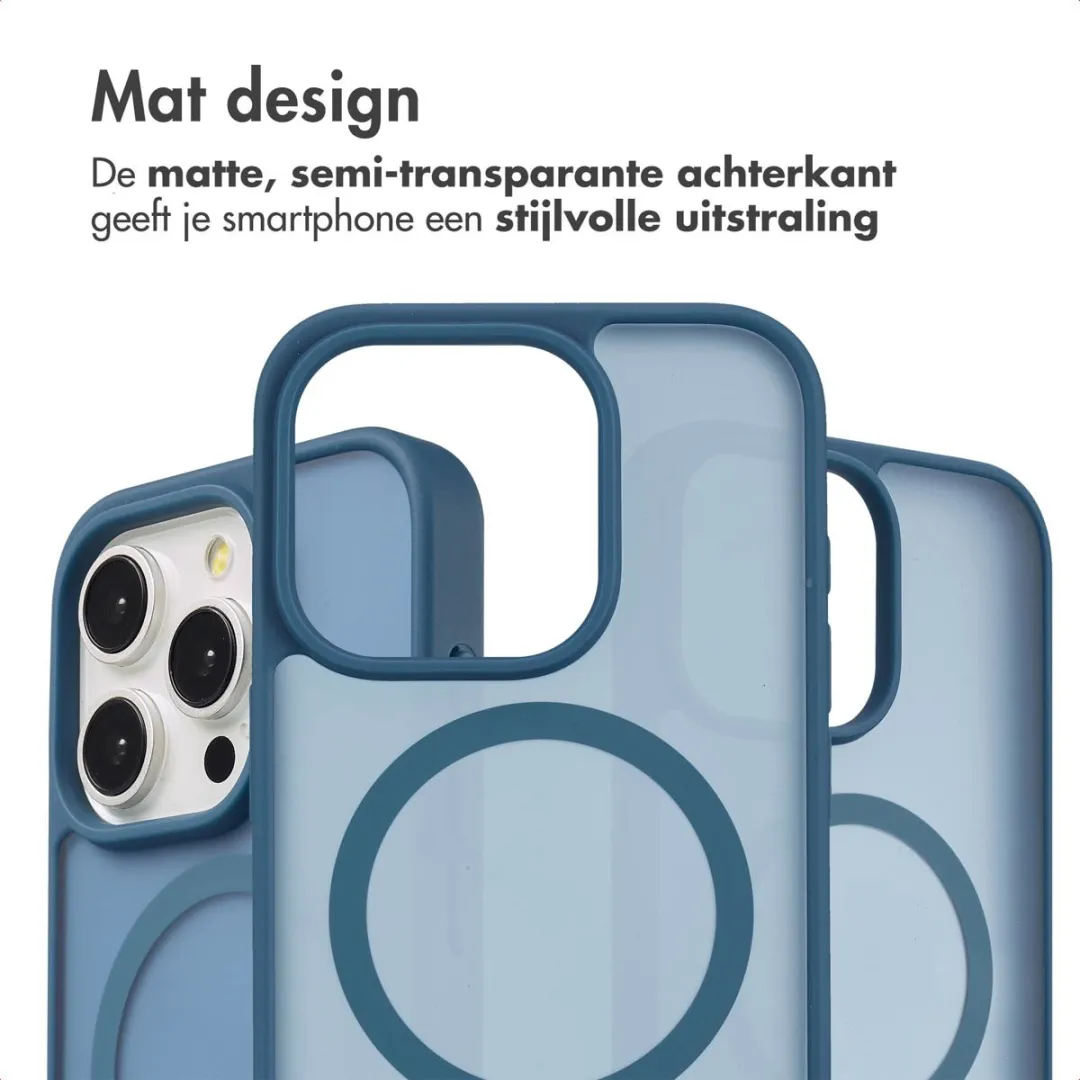 Imoshion Hoesje iPhone 15 Pro MagSafe - Donkerblauw