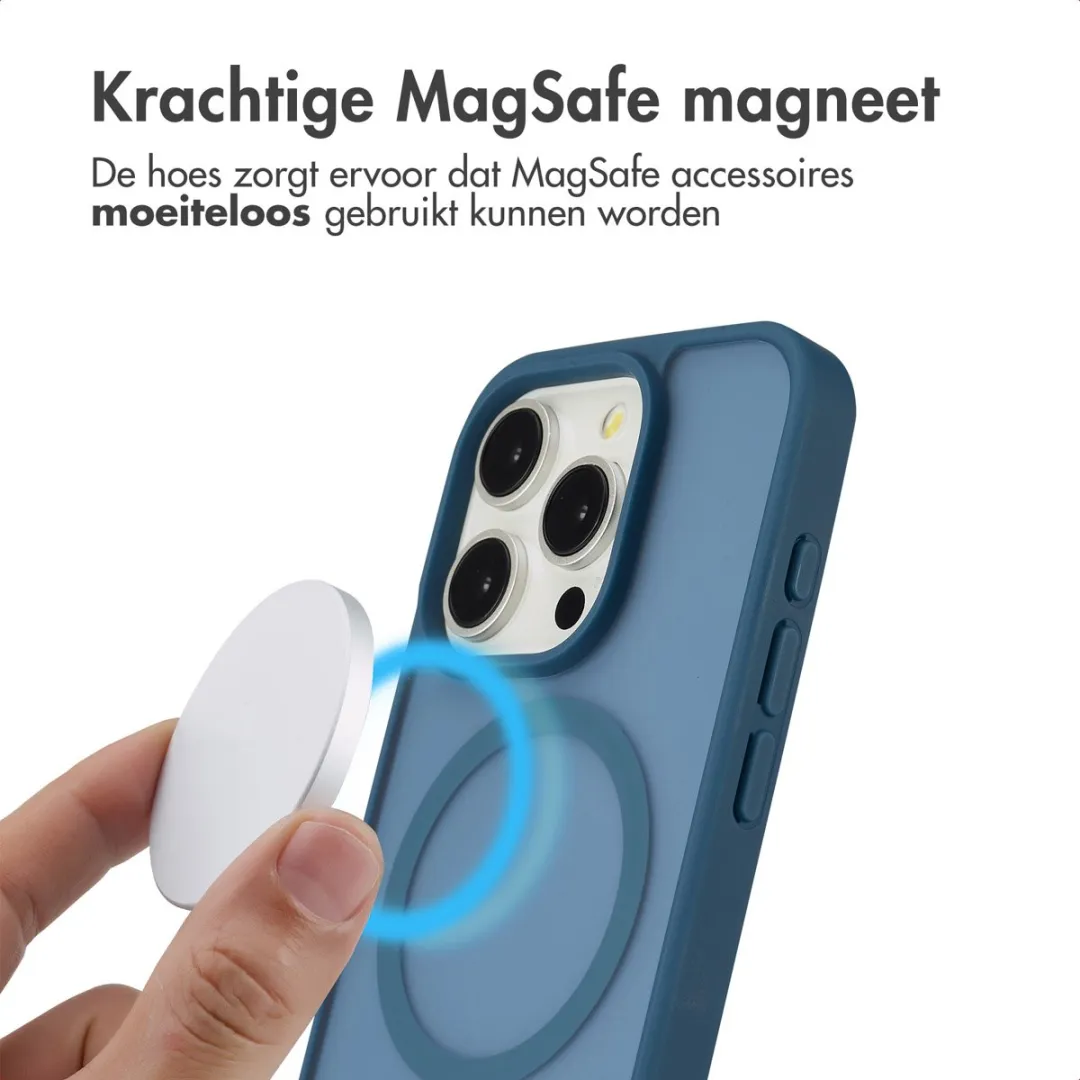 Imoshion Hoesje iPhone 15 Pro MagSafe - Donkerblauw