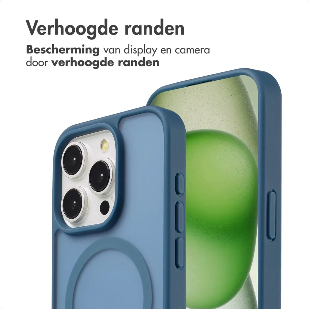 Imoshion Hoesje iPhone 15 Pro MagSafe - Donkerblauw