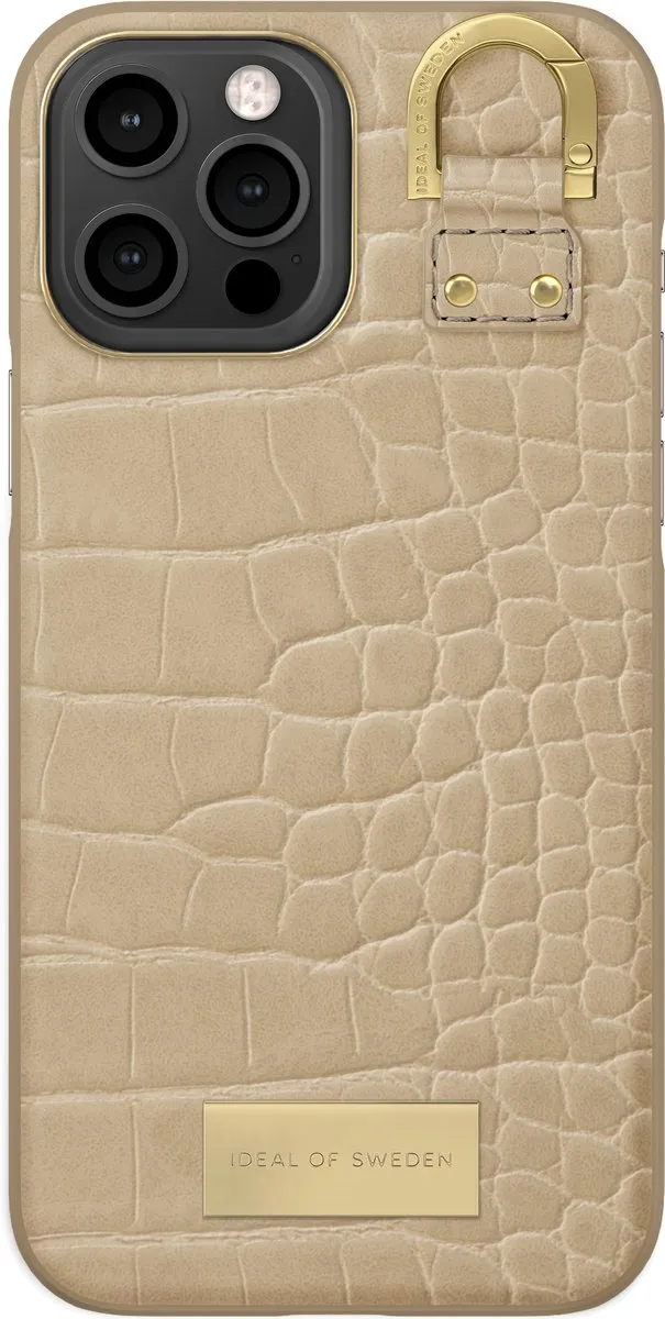 iDeal of Sweden Fashion Case Atelier iPhone 12/13 Pro Max - Warm Beige Croco - afbeelding 2 van 6