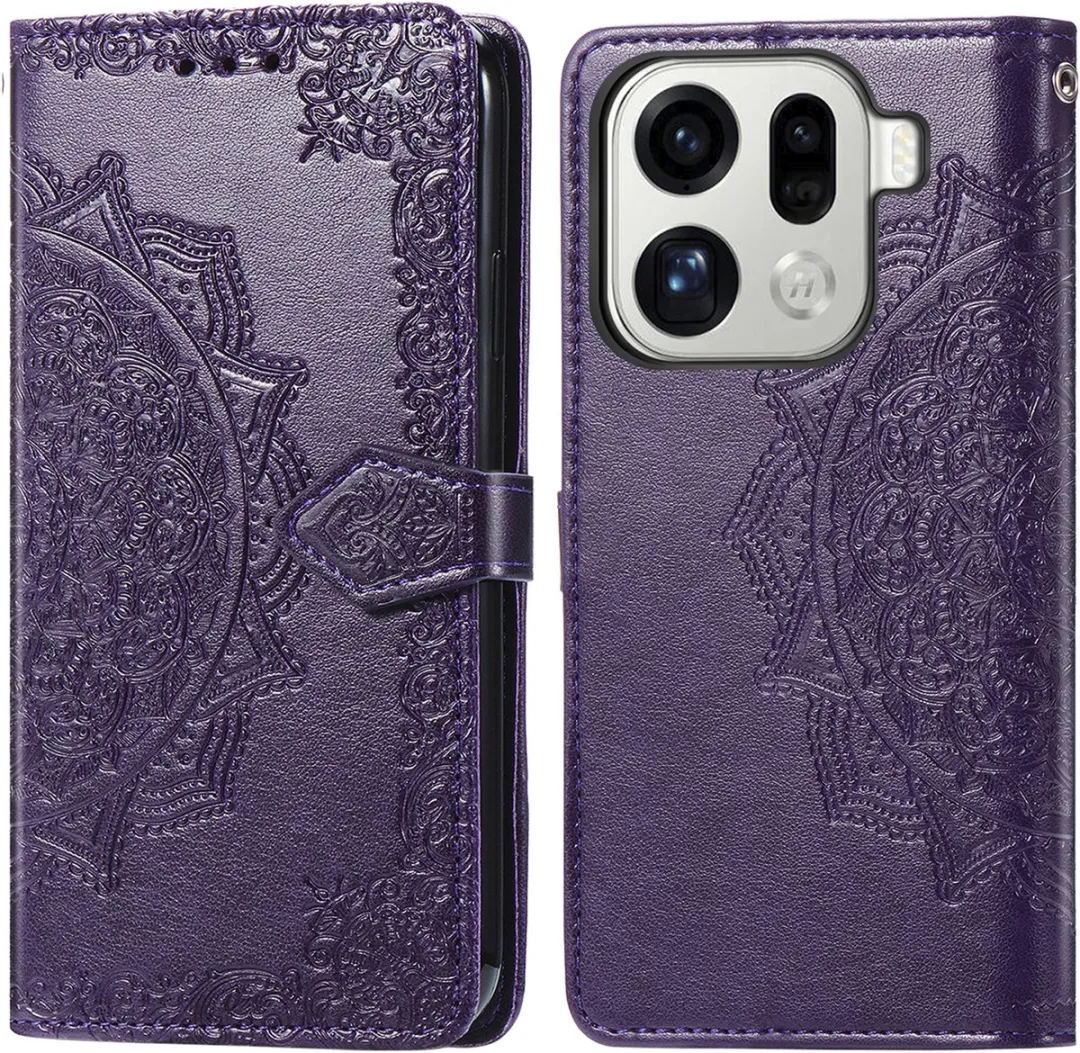 Imoshion Hoesje Oppo Find X9 Pro - 3 Pasjes - Paars