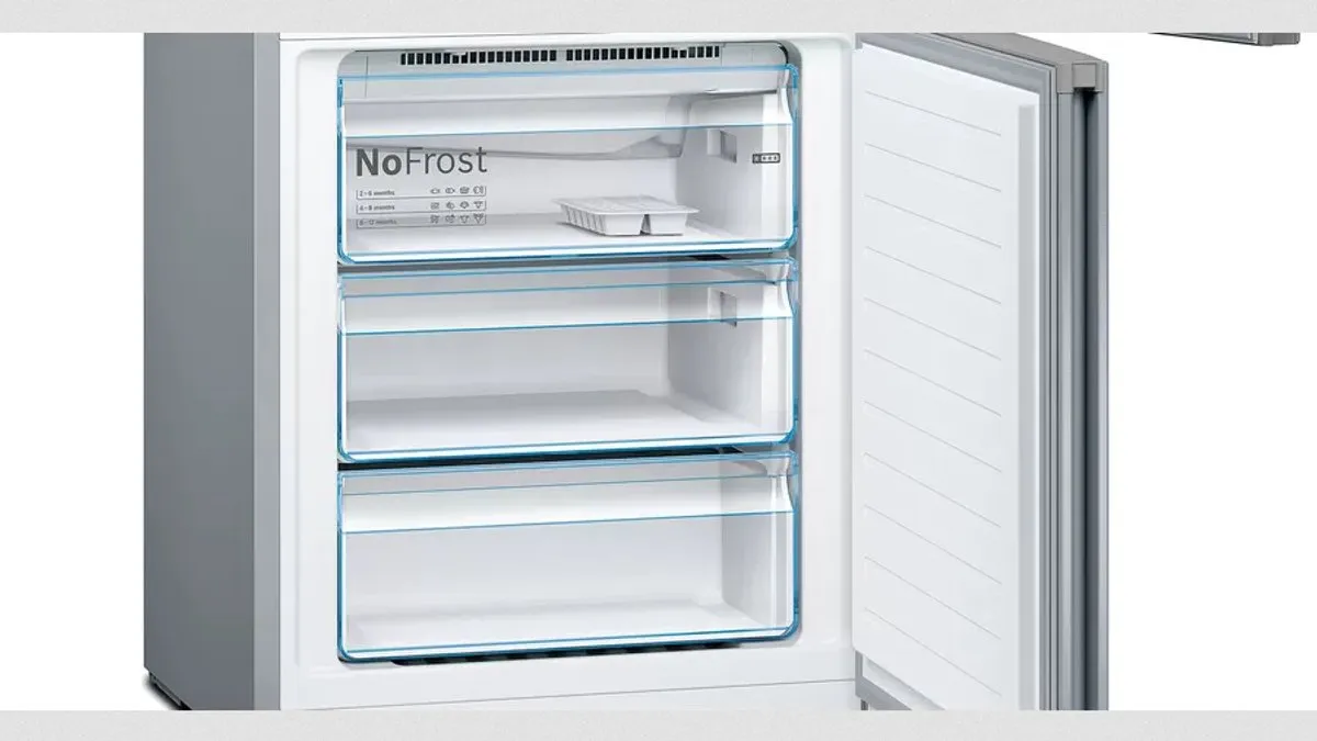 Bosch Serie 4 KGN49XIEA Koel-Vriescombinatie 435L - Roestvrijstaal