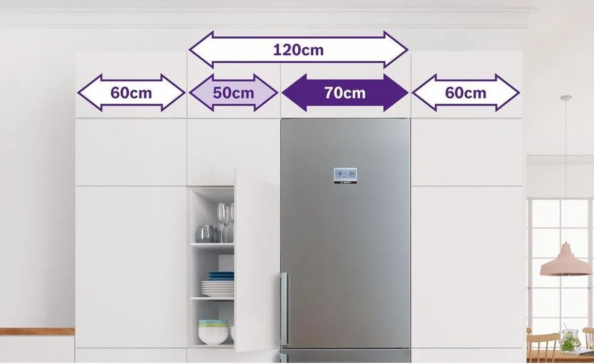 Bosch Serie 4 KGN49XIEA Koel-Vriescombinatie 435L - Roestvrijstaal