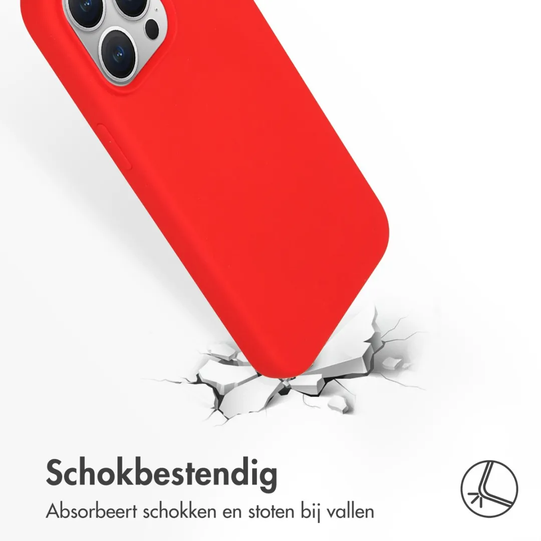 Accezz Hoesje iPhone 15 Pro Max - Rood
