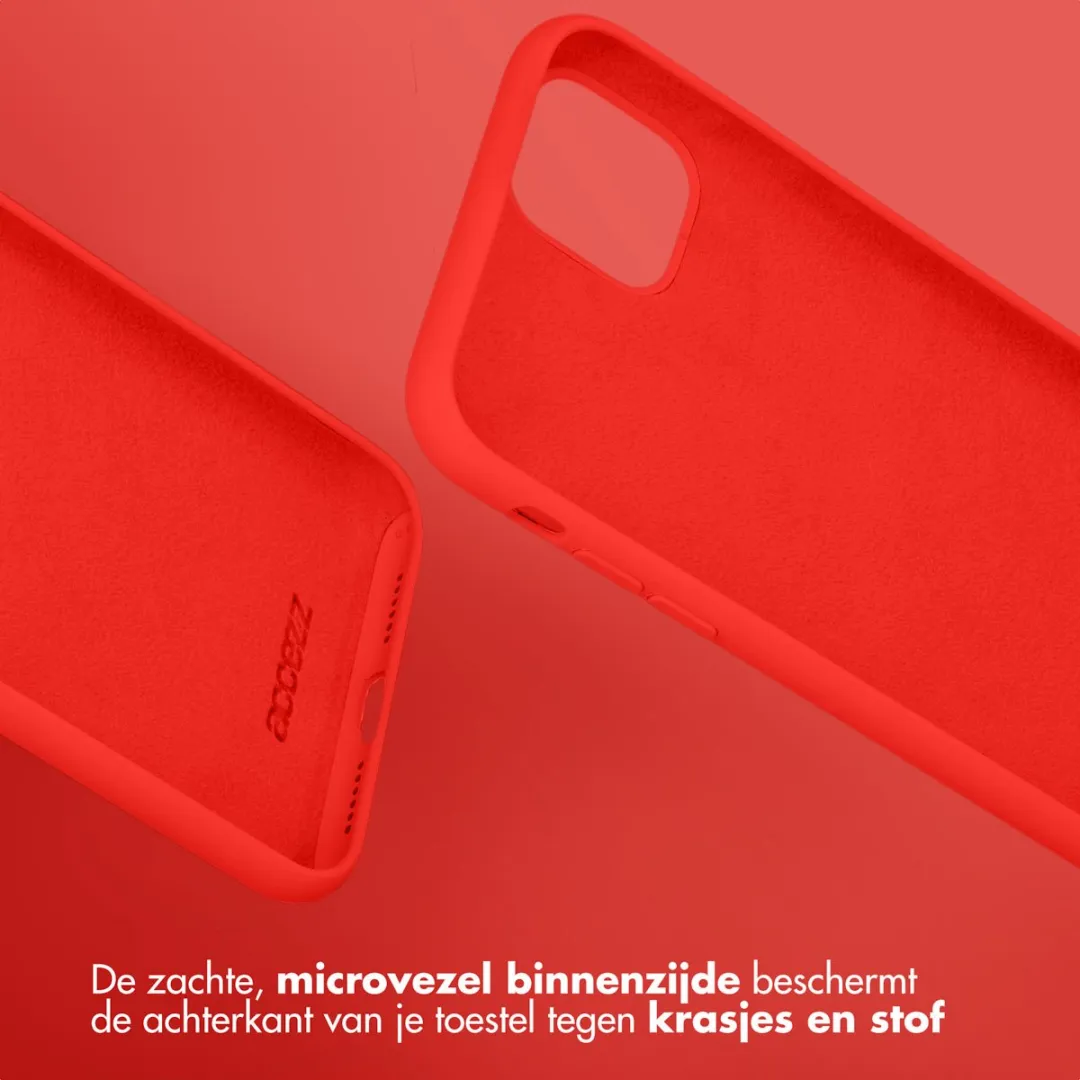 Accezz Hoesje iPhone 15 Pro Max - Rood