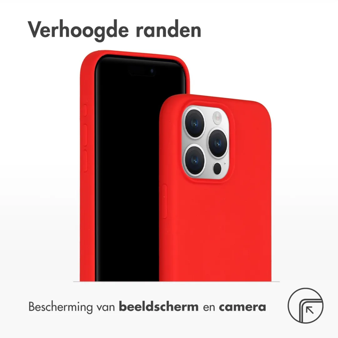 Accezz Hoesje iPhone 15 Pro Max - Rood - afbeelding 6 van 6